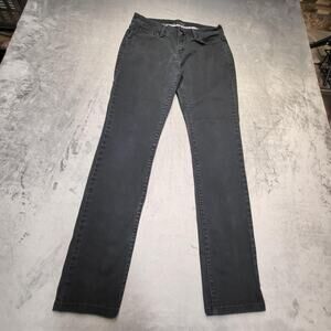 Levis 545 Jeans Womens 4 Medium Black Skinny Leg Stretch Denim Pants Casual